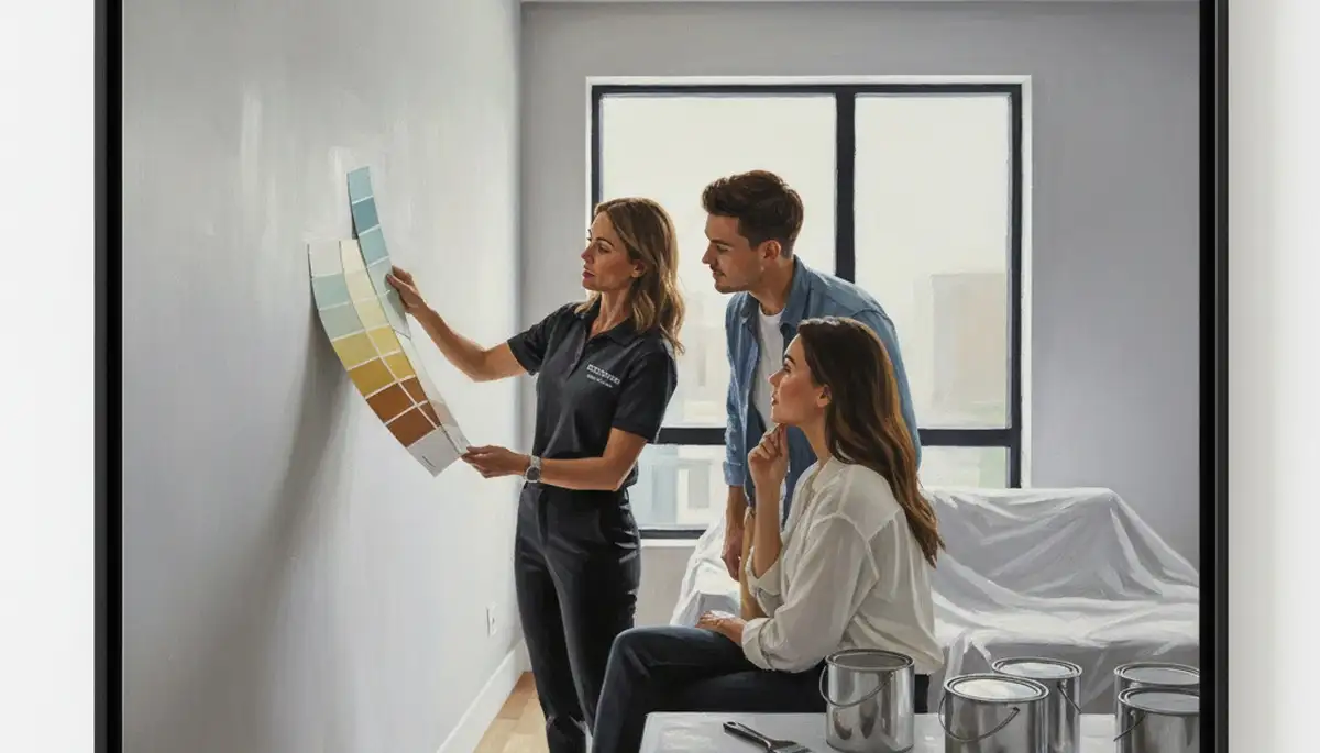 Miami, FL color consultation for home painting with expert paint swatches and finish selection