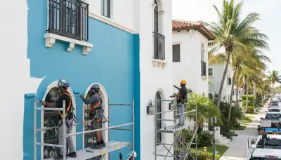 Miami, FL painting company team providing professional residential and commercial painting services
