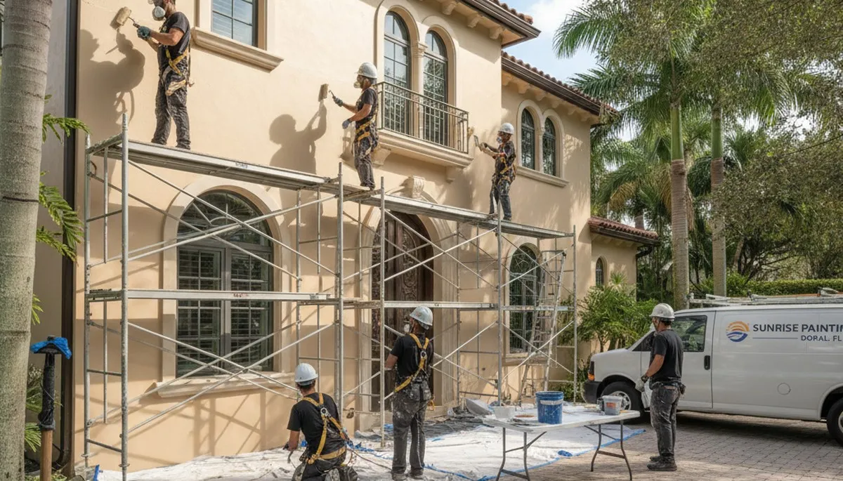 Professional Miami, FL painting contractors providing interior and exterior home painting services