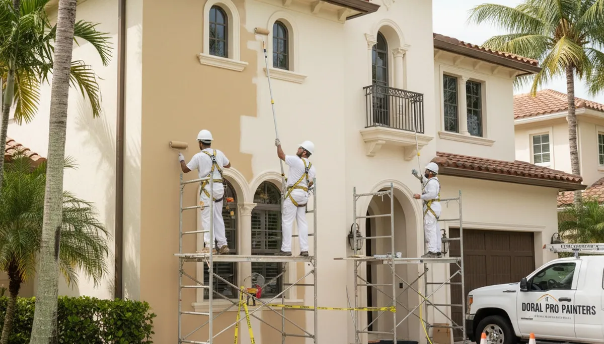 Painting company service in Miami, FL for residential and commercial properties