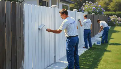 Miami fence painting service in Miami, FL with durable coating for sun, humidity, and salt air
