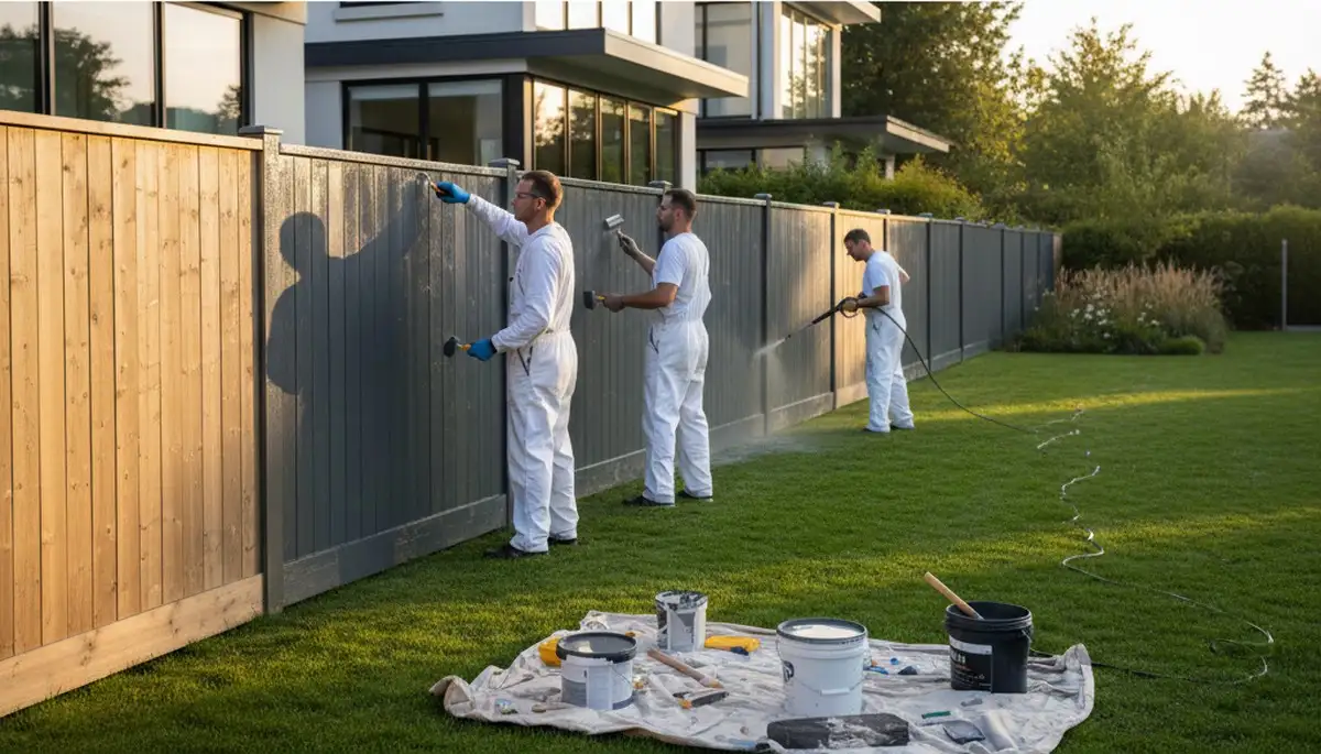 Miami fence painting services in Miami, FL with durable weather-resistant coatings