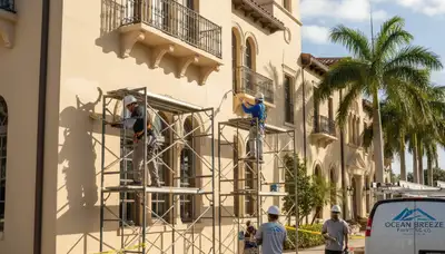 Miami, FL painting company service area page for residential and commercial painting jobs