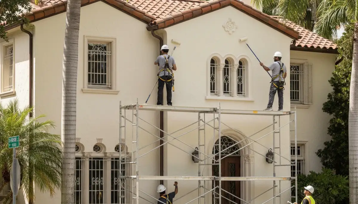 Miami, FL painting company team providing professional residential and commercial painting services