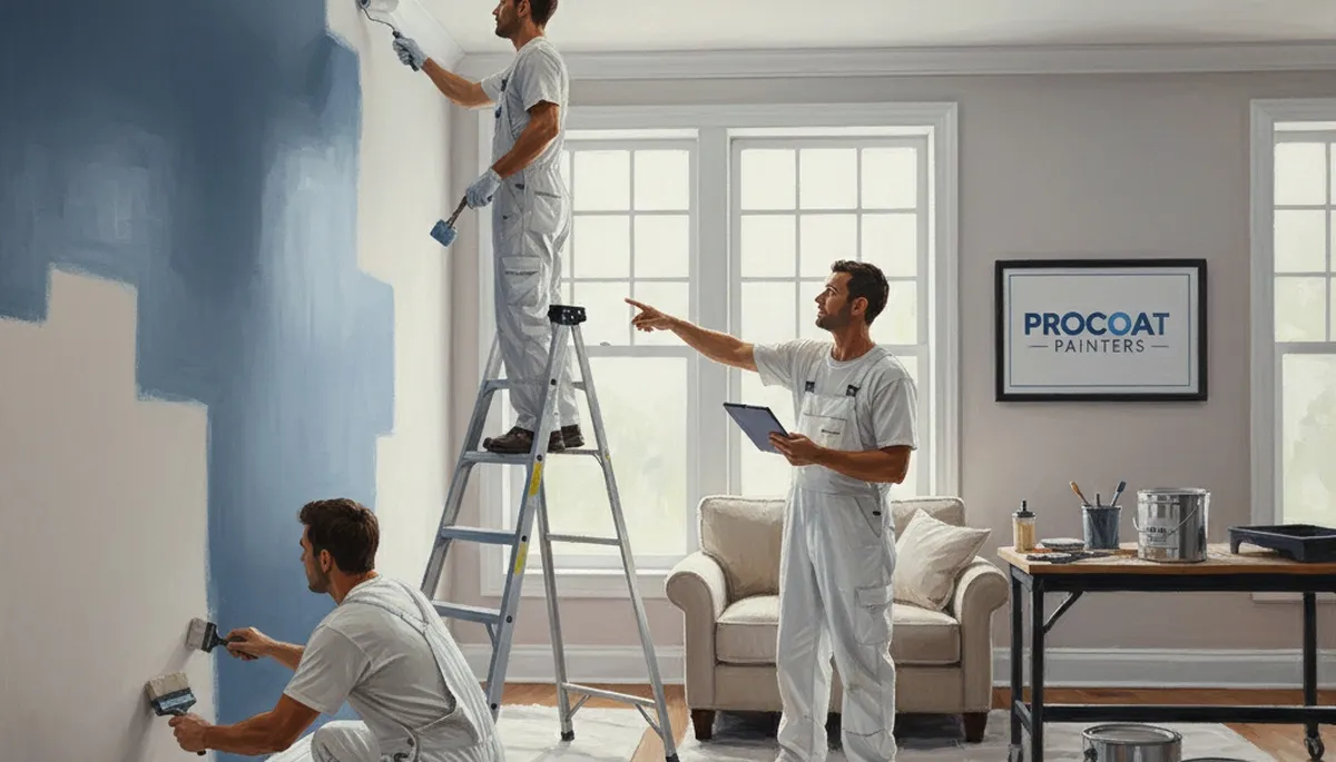 Interior house painting in Miami, FL by Miami Paint Pros for moisture-aware, quality wall finishes