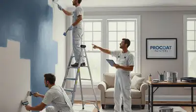Interior house painting in Miami, FL by Miami Paint Pros for moisture-aware, quality wall finishes