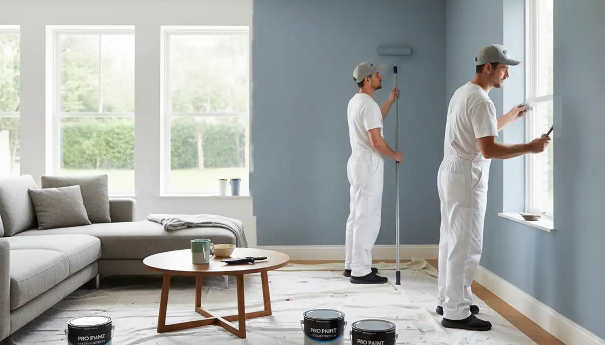 Miami, FL interior house painting by Miami Paint Pros with careful prep and quality wall coating