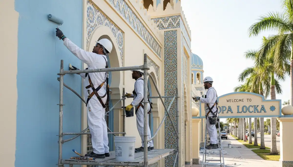 Miami, FL painting company logo for residential and commercial interior and exterior painting services