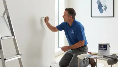 Miami, FL paint touch-up service for walls, trim, and ceilings with professional repair work