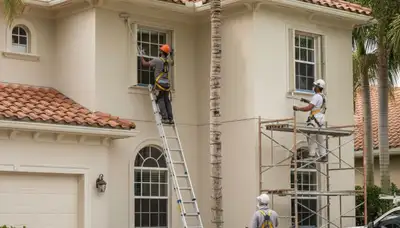 Miami, FL painting contractor providing professional interior and exterior painting services