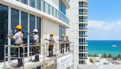 Miami, FL painting contractors providing professional interior and exterior house painting services